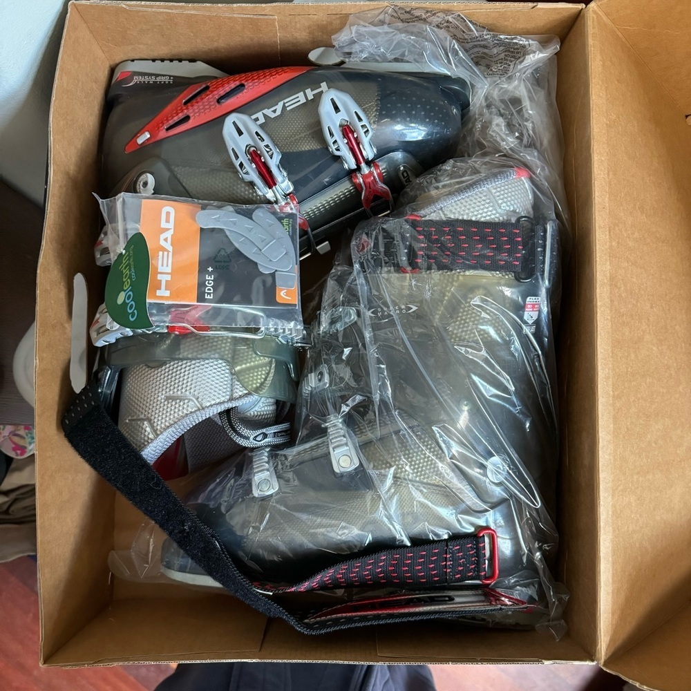 HEAD SKIBOOT EDGE+ 11 SH3, TRS ANTH - RED MP 27.0, Size 27-27.5cm/10.63-11in